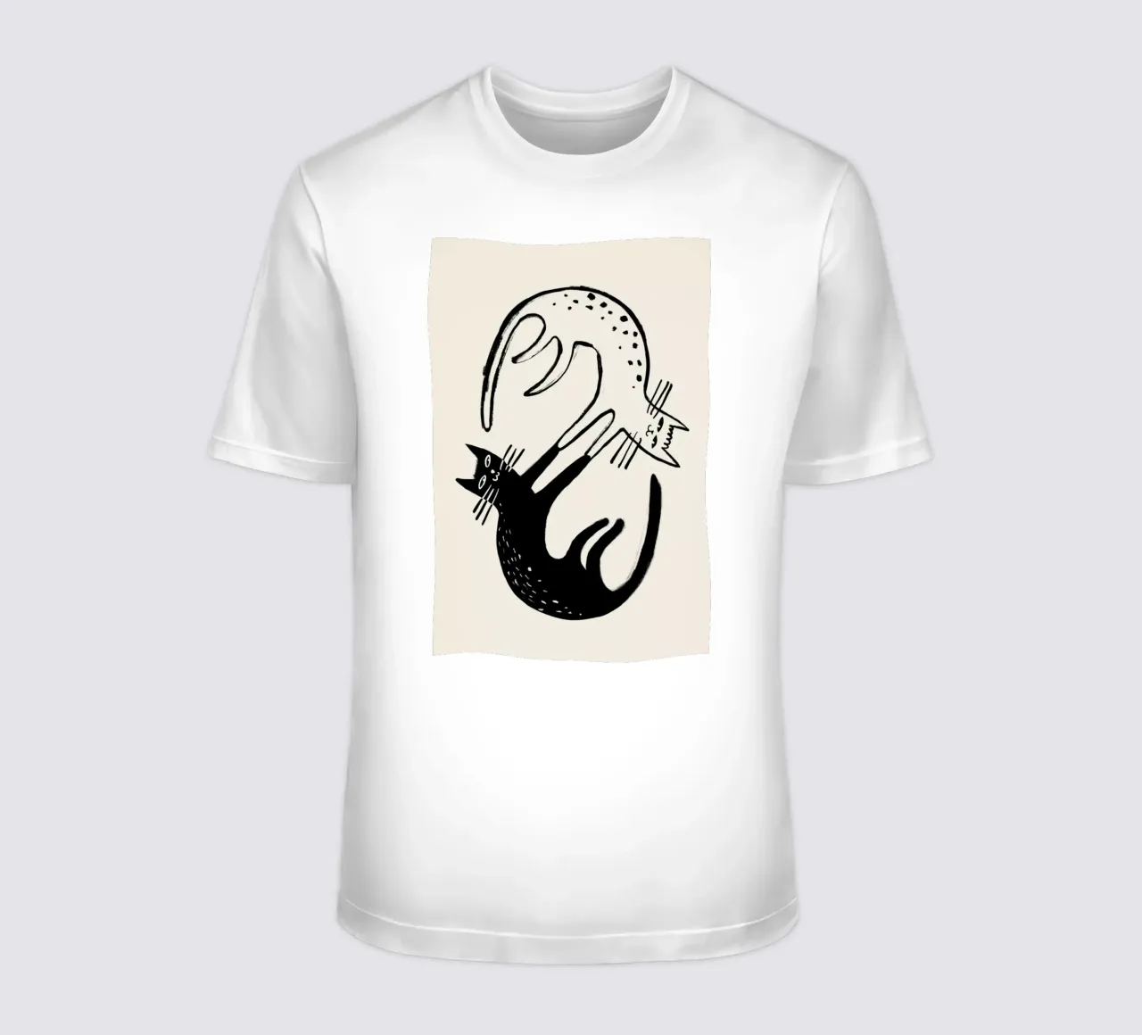 Kitten Around 2 t-shirt da Graphite