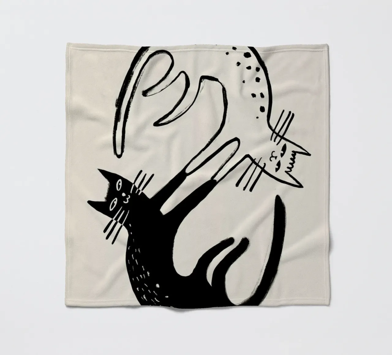 Kitten Around 2 coperta in pile da Graphite