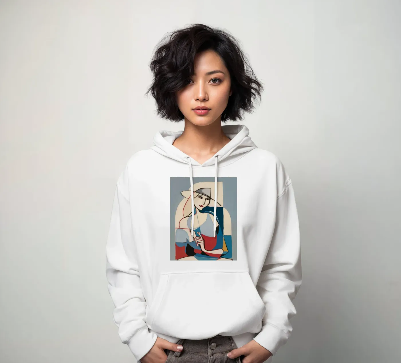Contemplative Forms hoodie by Crimson Whisper