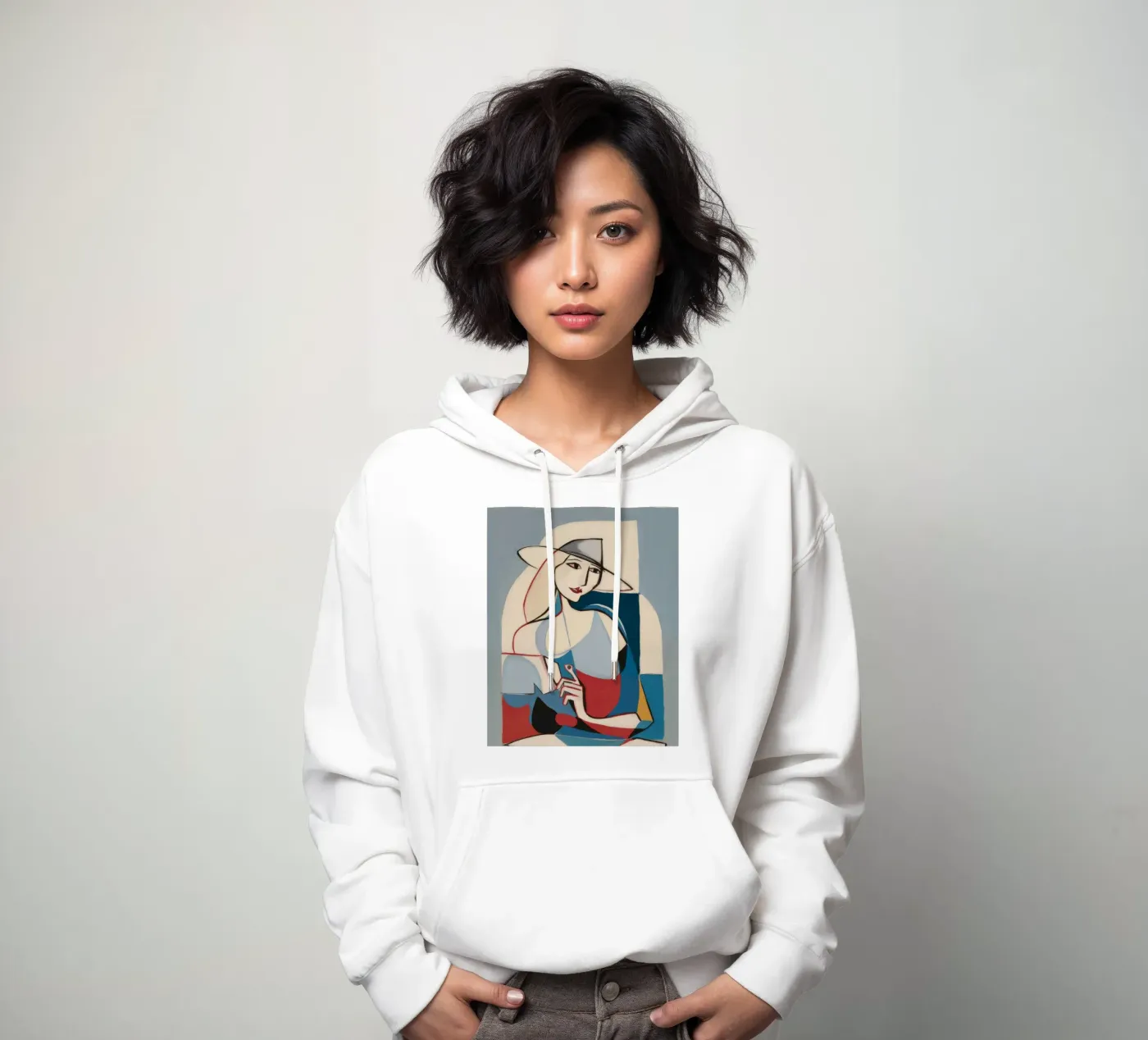 Contemplative Forms hoodie by Crimson Whisper