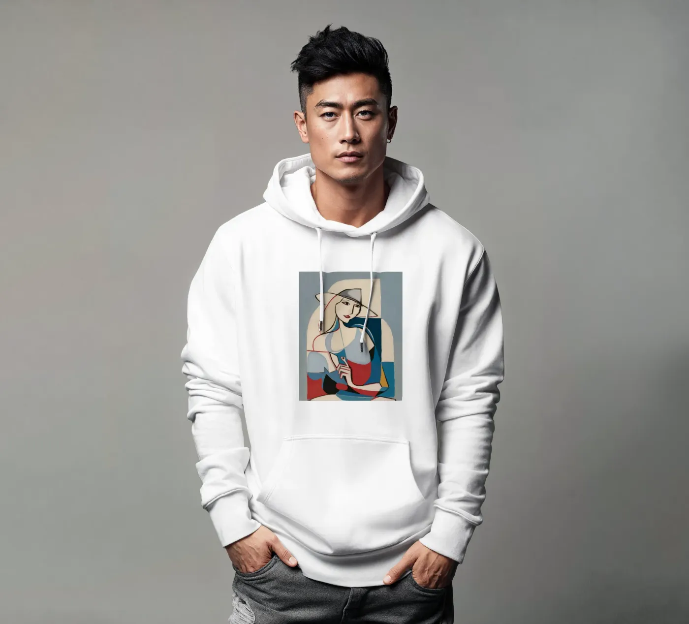 Contemplative Forms hoodie by Crimson Whisper