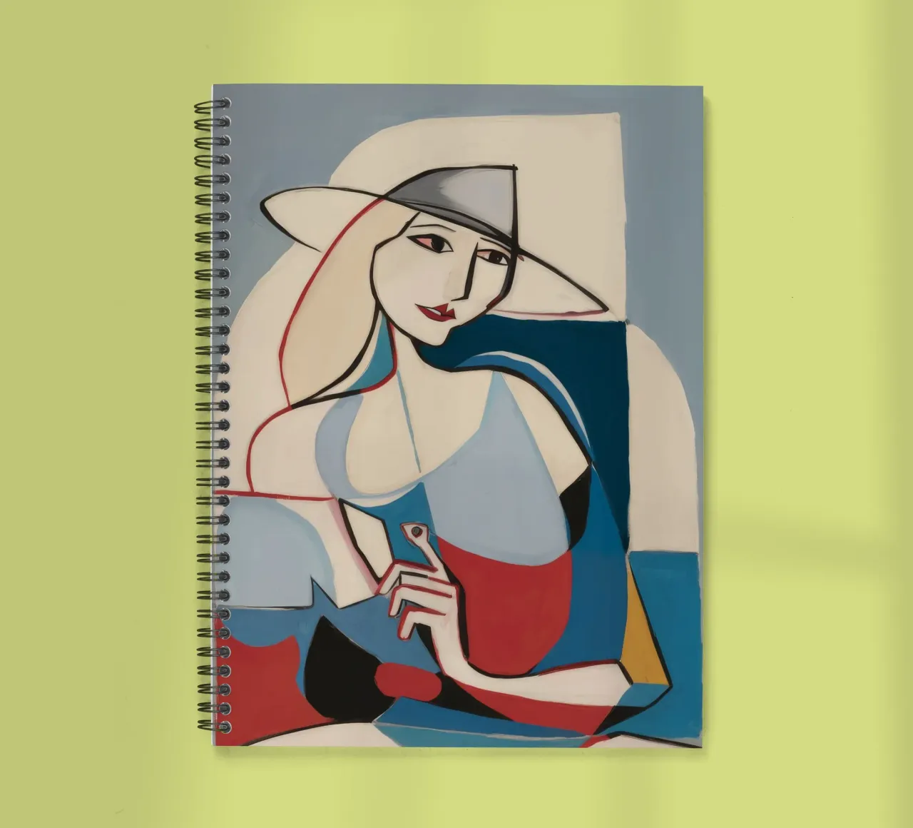 Contemplative Forms spiral notebook by Crimson Whisper