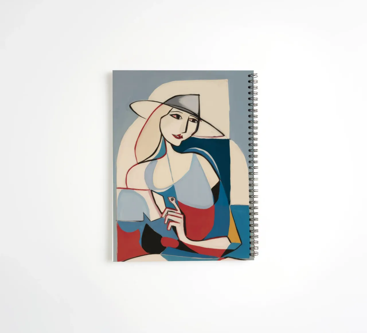 Contemplative Forms spiral notebook by Crimson Whisper