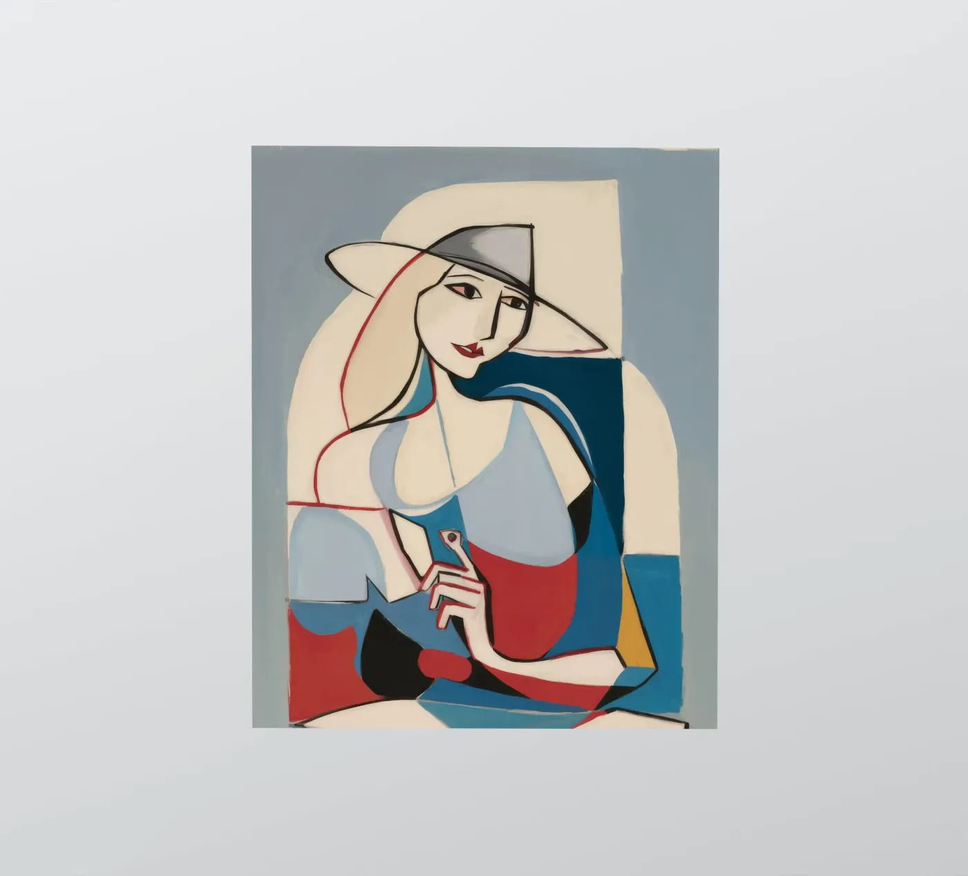 Contemplative Forms Sticker von Crimson Whisper