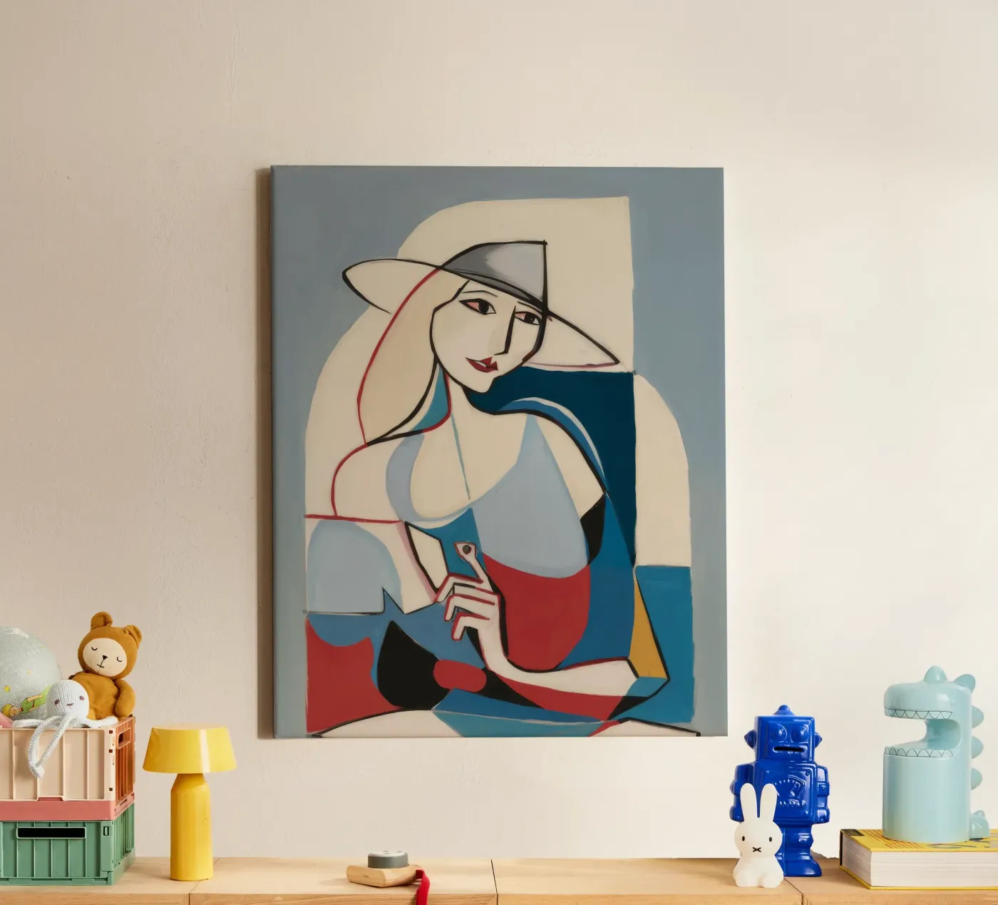 Contemplative Forms canvas by Crimson Whisper