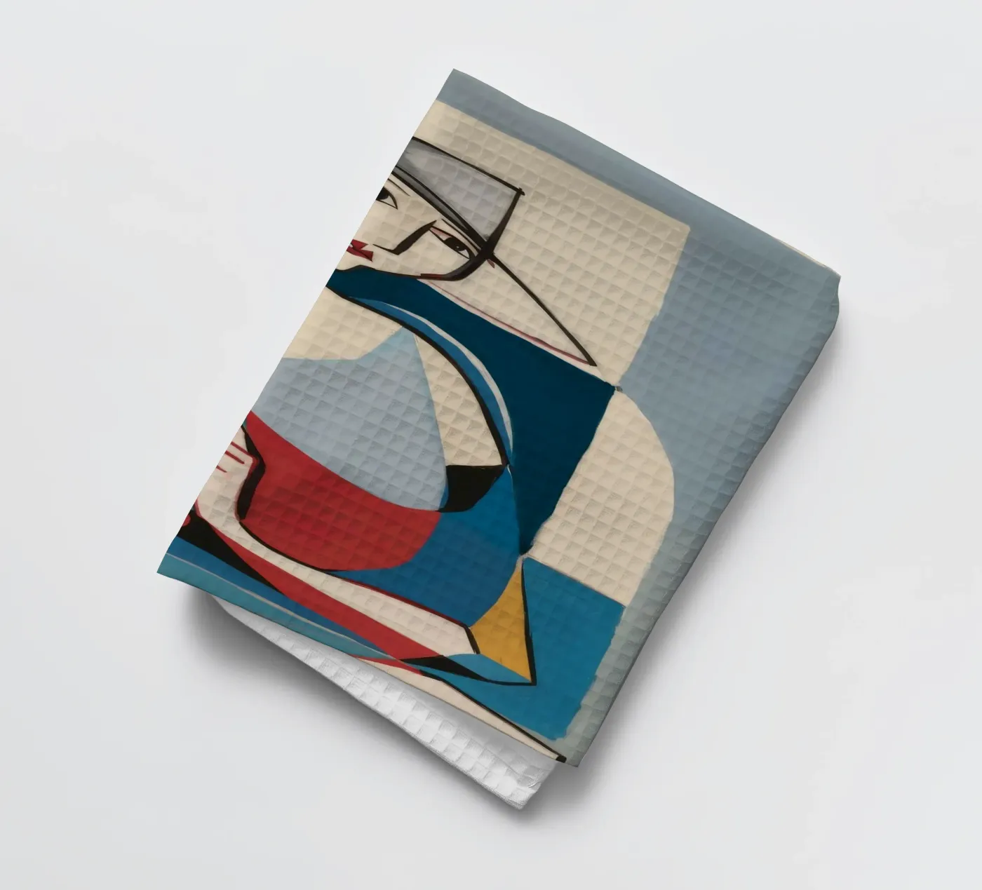 Kontemplative Formen Geschirrtuch von Crimson Whisper