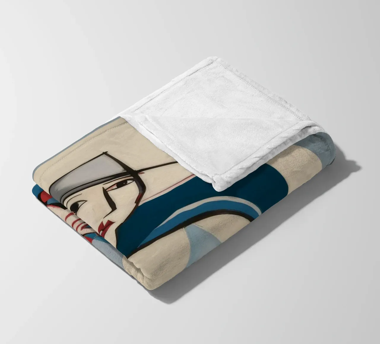 Forme contemplative coperta in pile da Crimson Whisper