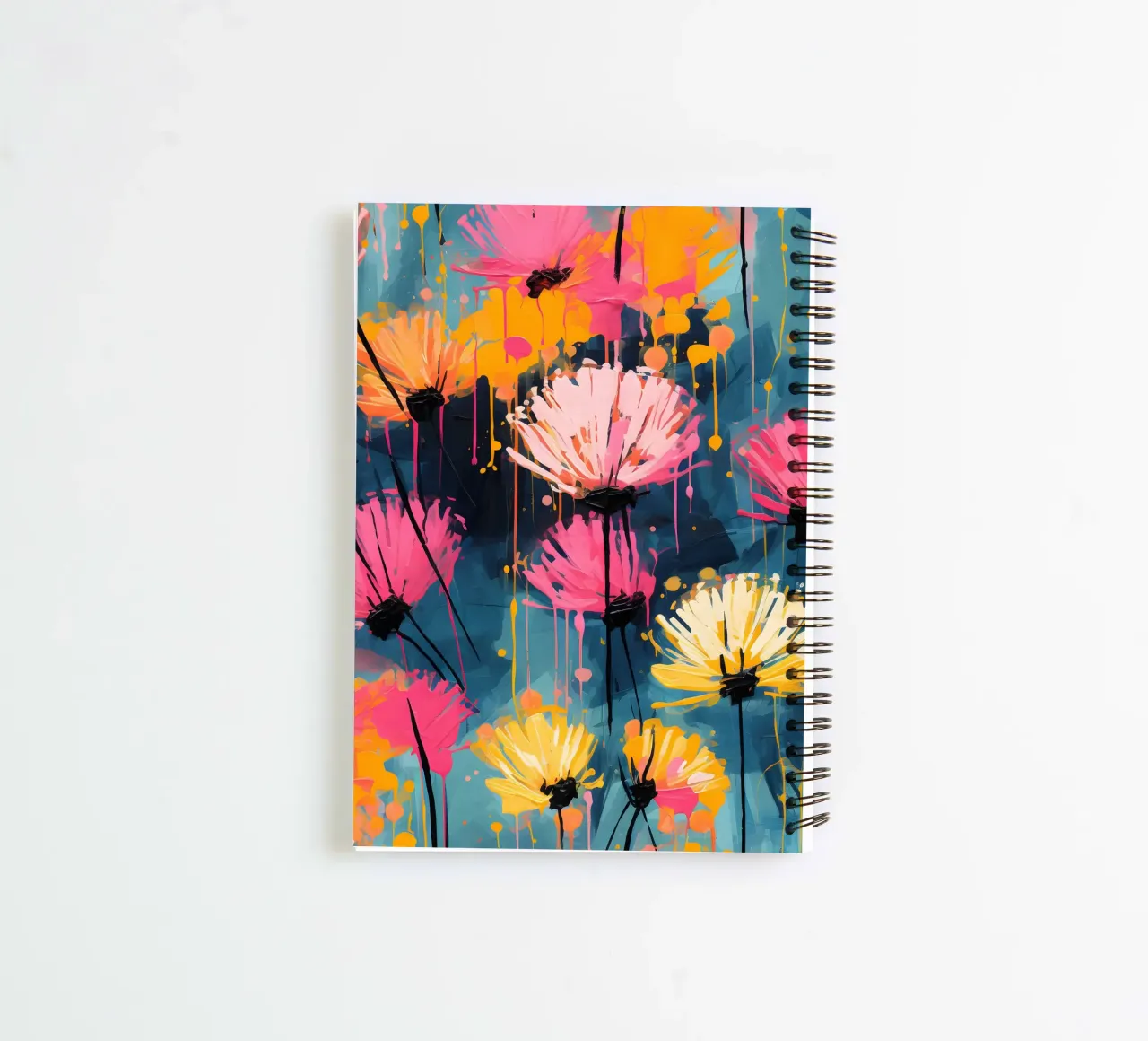 Löwenzahn Splash Ringbuch von Botanical Pattern House