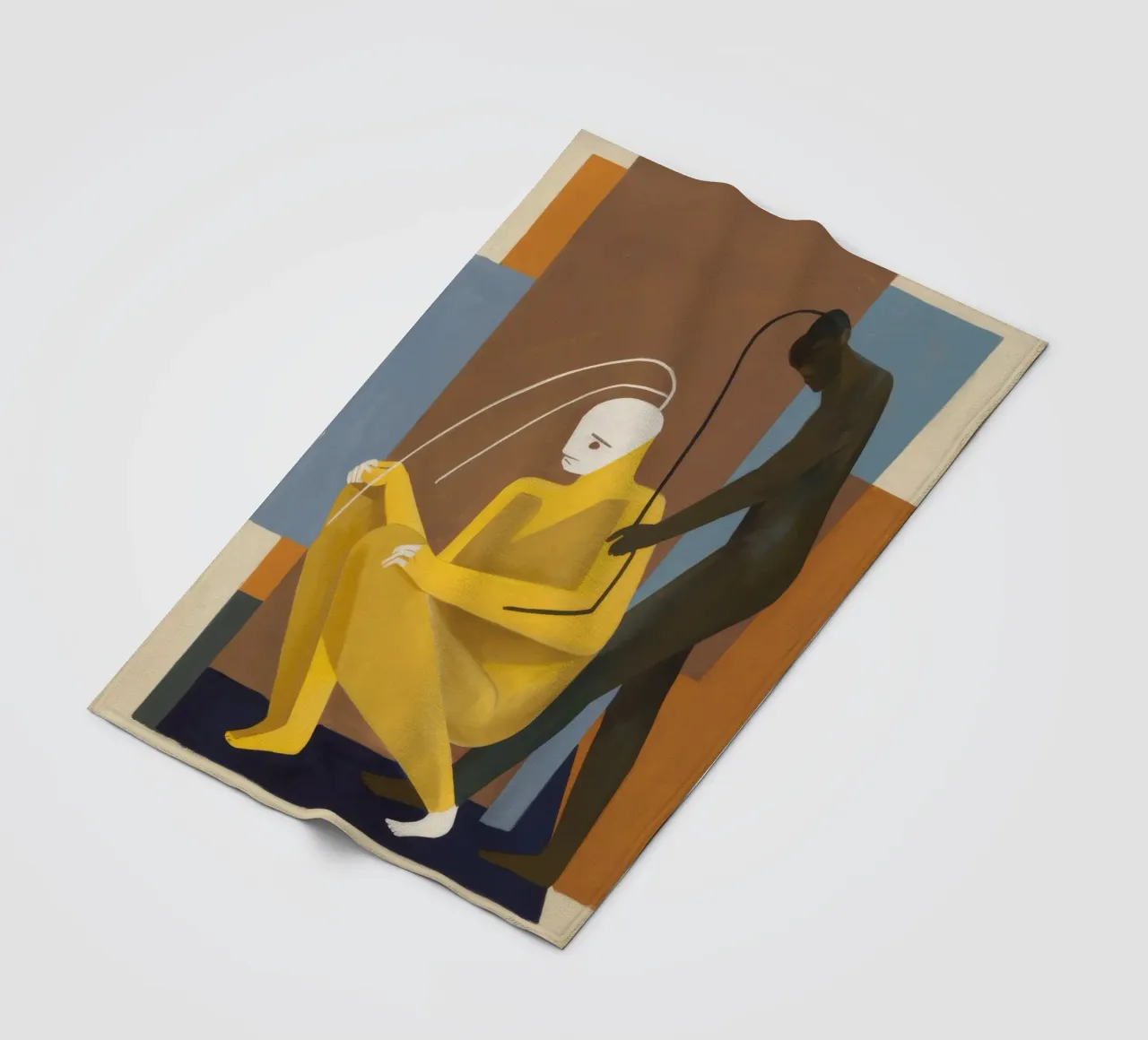 Ätherischer Schattentanz Fleecedecke von Crimson Whisper