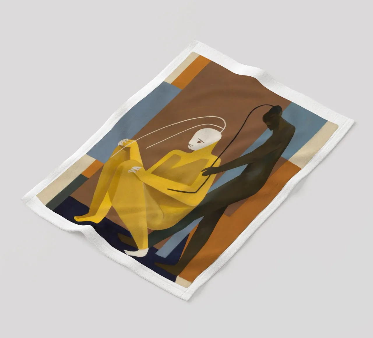 Ätherischer Schattentanz Fleecedecke von Crimson Whisper