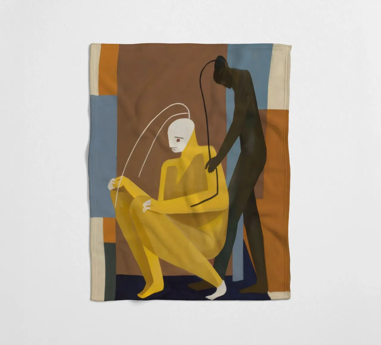 Ätherischer Schattentanz Fleecedecke von Crimson Whisper