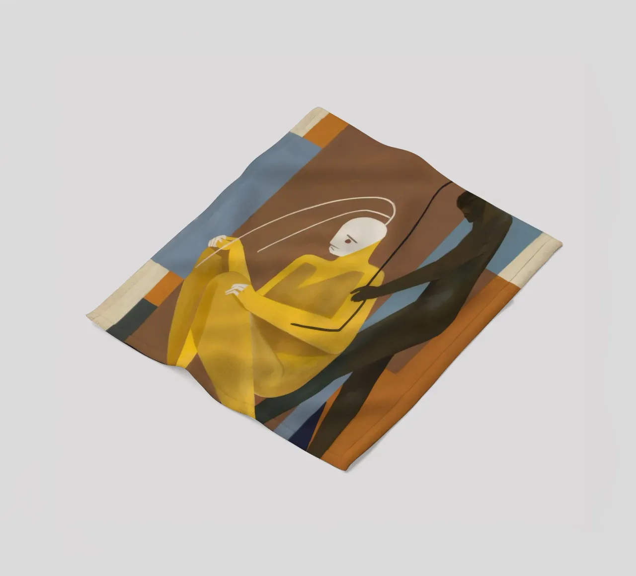 Ätherischer Schattentanz Fleecedecke von Crimson Whisper