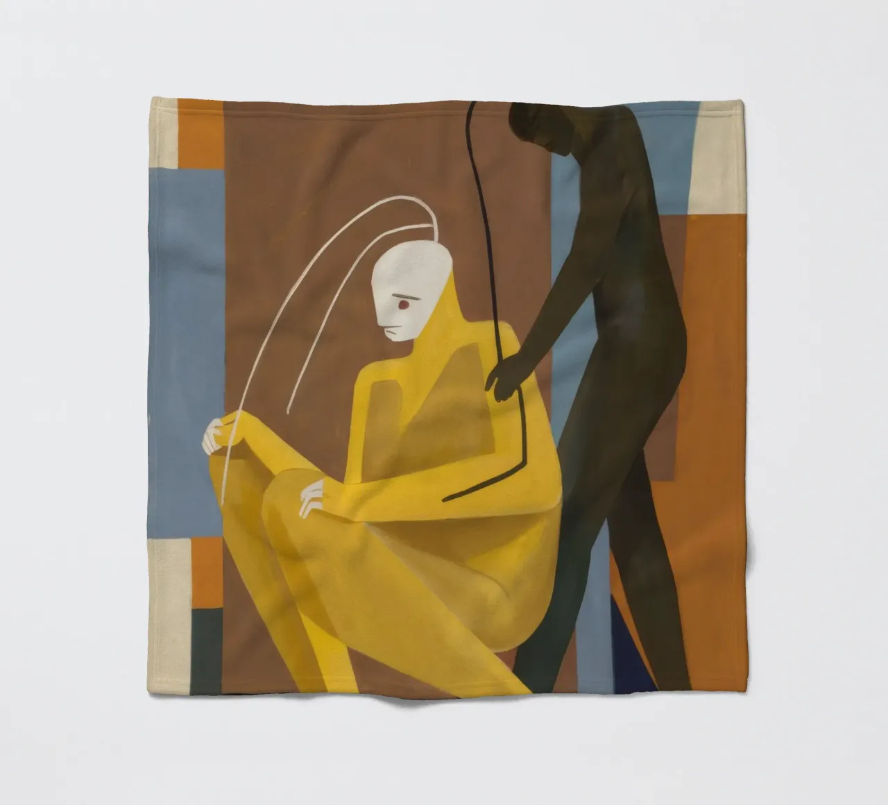 Ätherischer Schattentanz Fleecedecke von Crimson Whisper