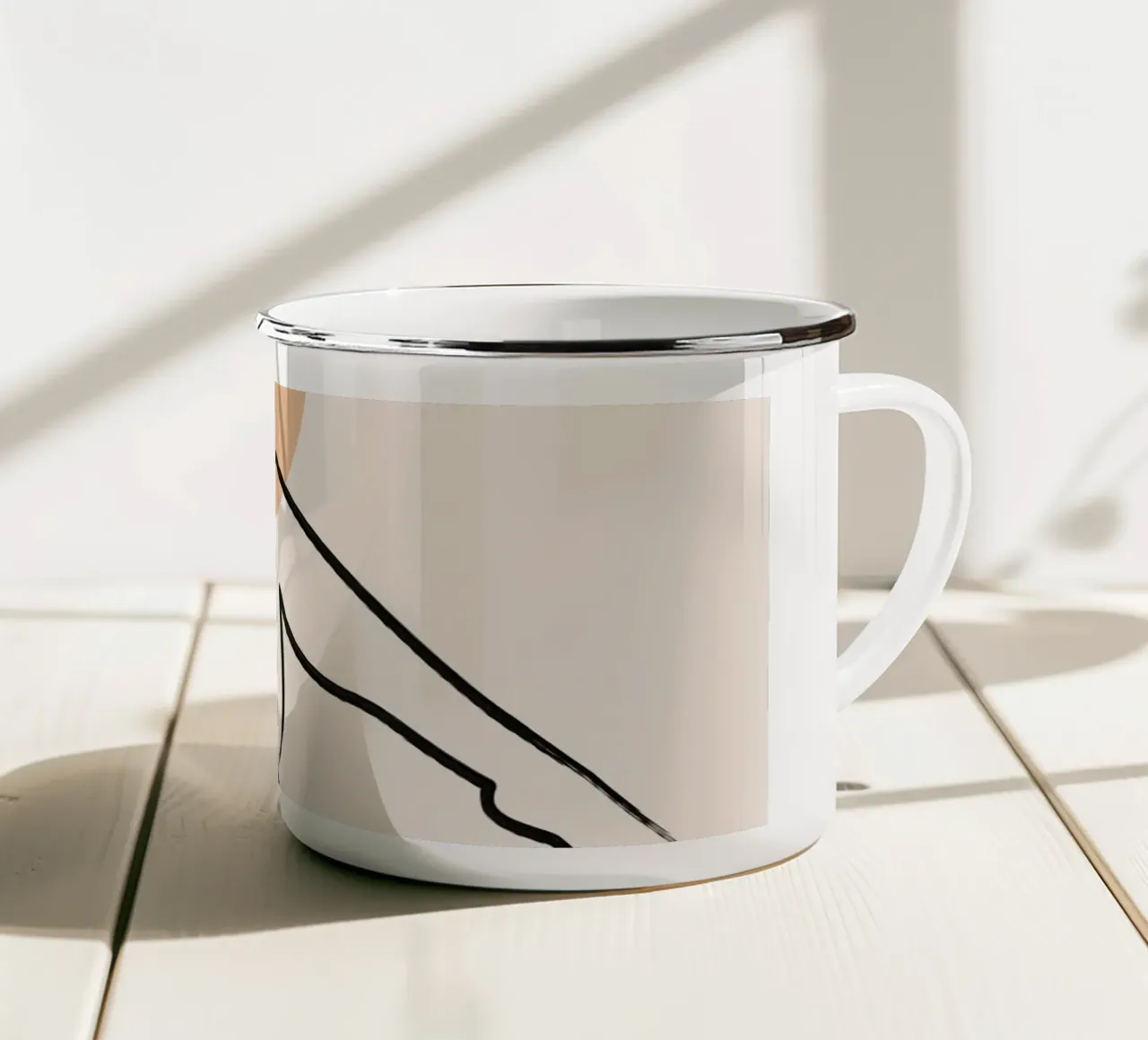 Andare con calma tazza in smalto da Kintsugi99