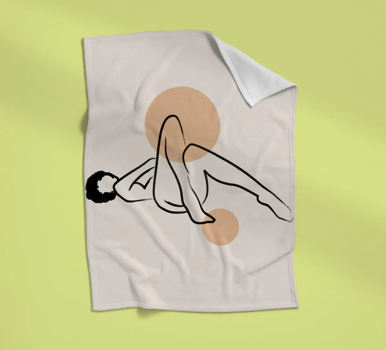 Andare con calma coperta in pile da Kintsugi99