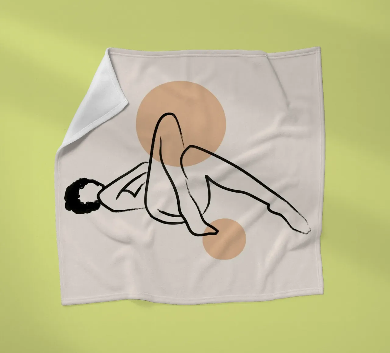 Andare con calma coperta in pile da Kintsugi99