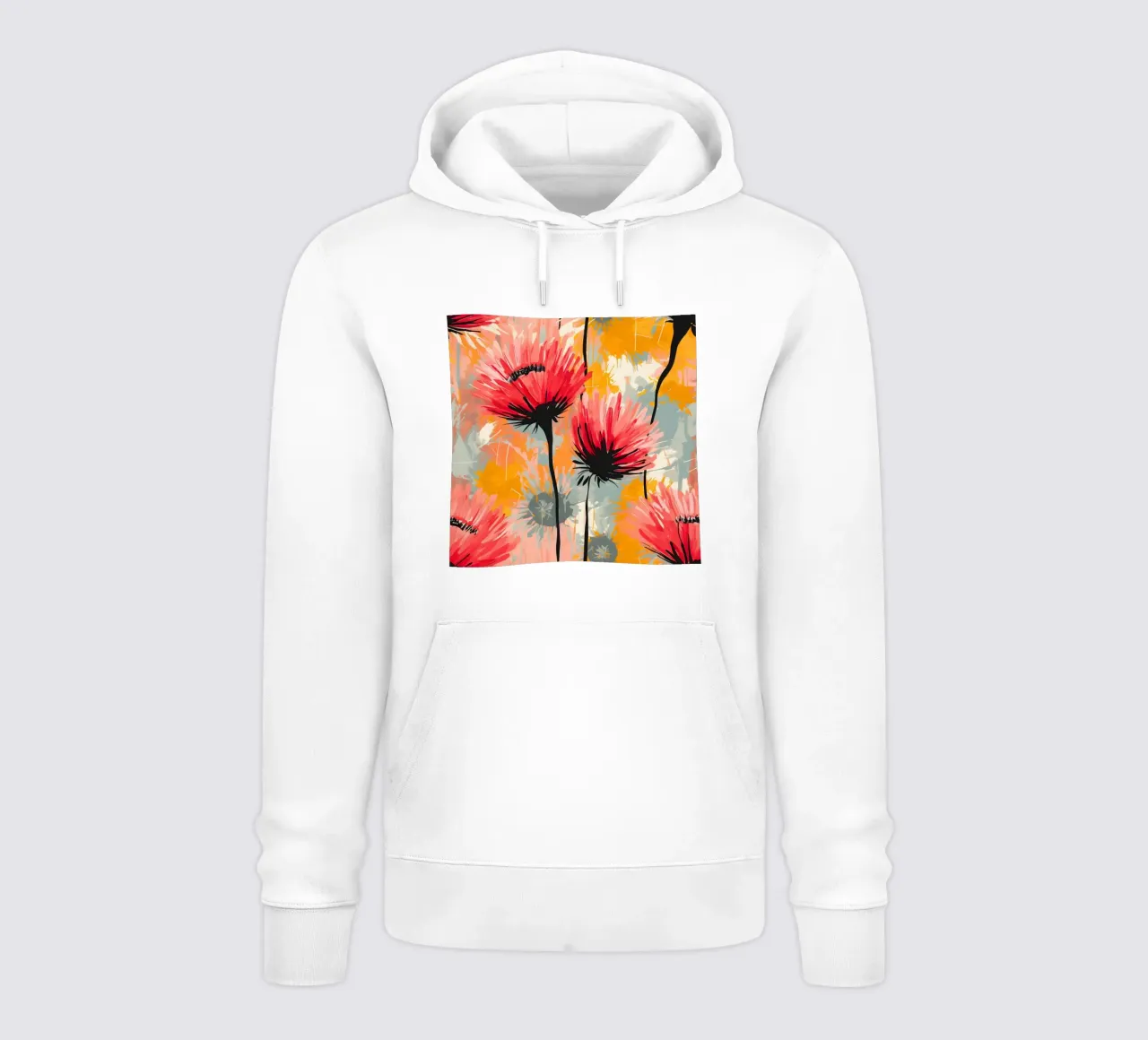 Schizzo di dente di leone felpa con cappuccio da Botanical Pattern House