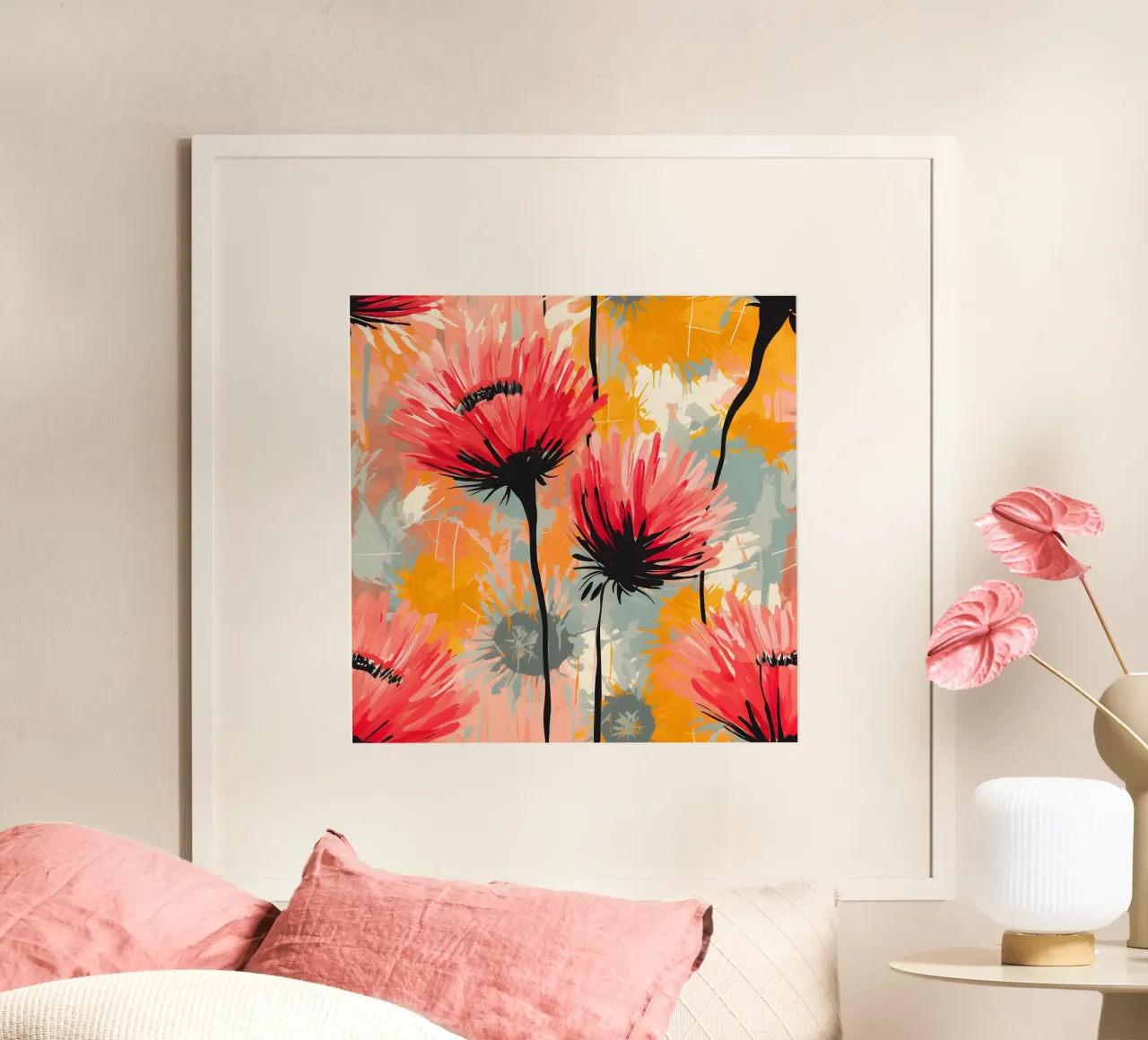 Dandelion Splash hahnemühle by Botanical Pattern House