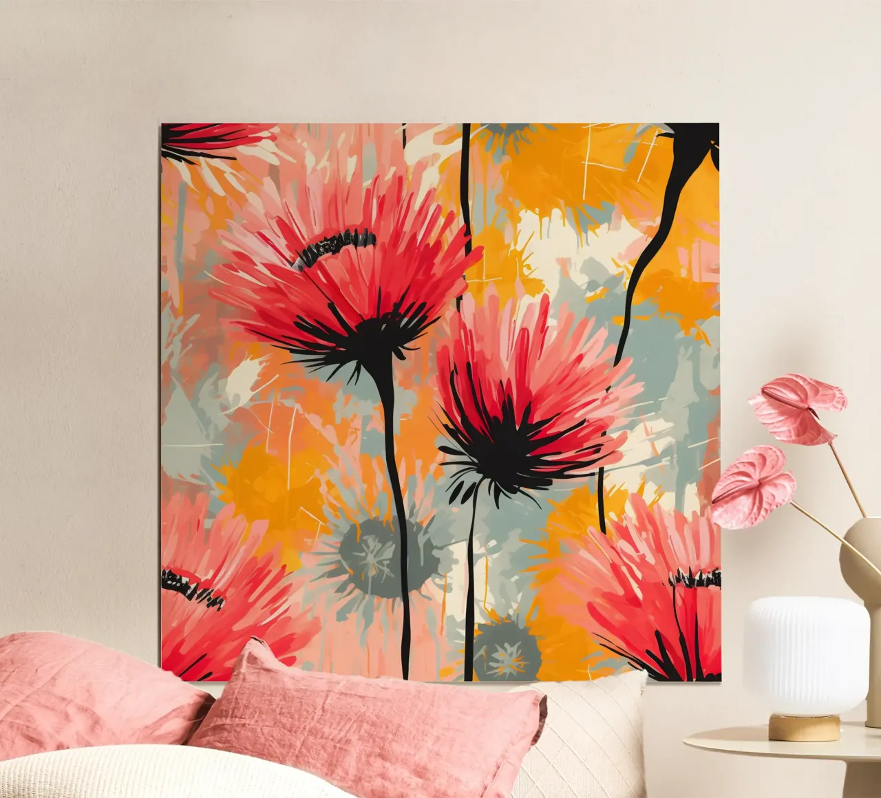 Dandelion Splash hahnemühle by Botanical Pattern House
