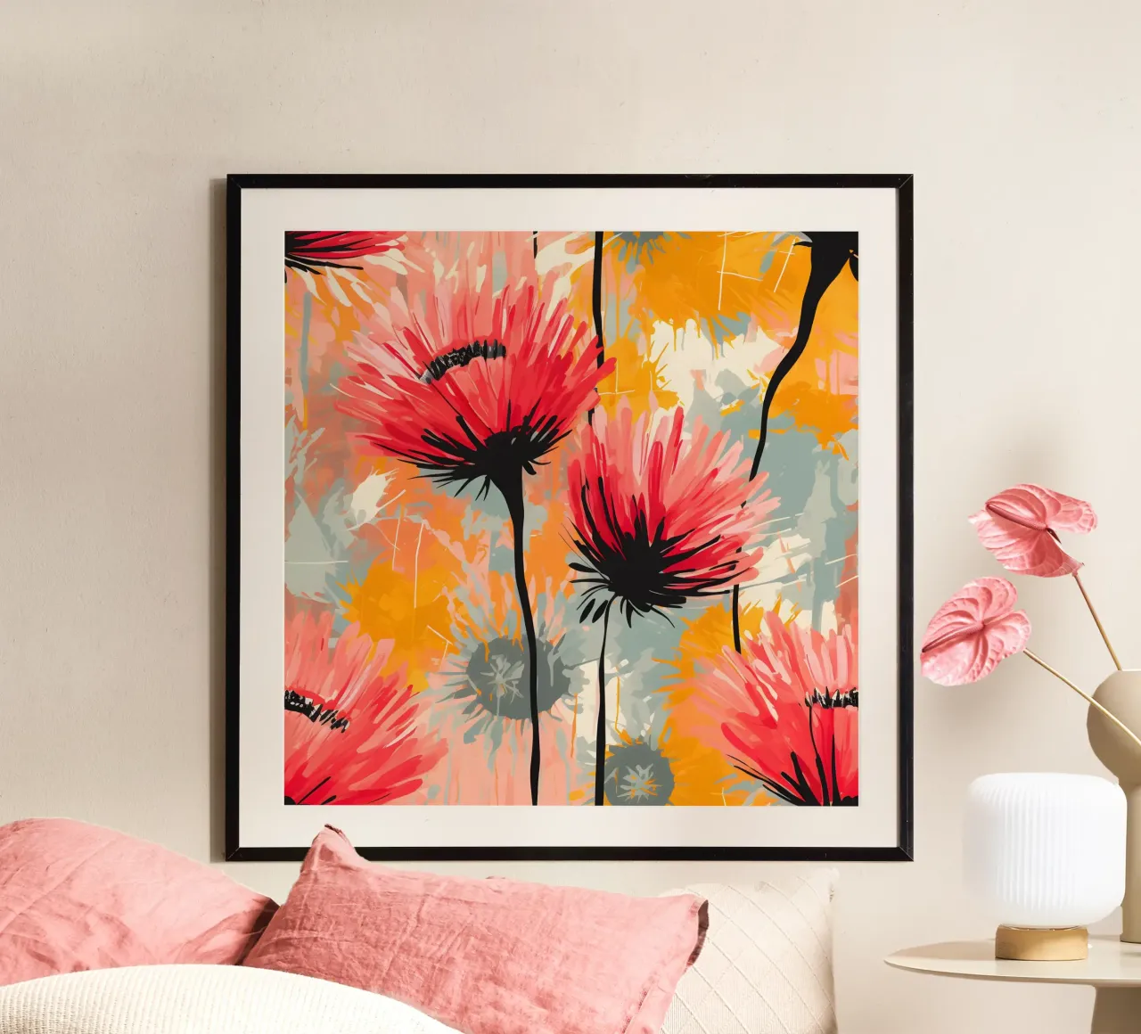 Dandelion Splash hahnemühle by Botanical Pattern House