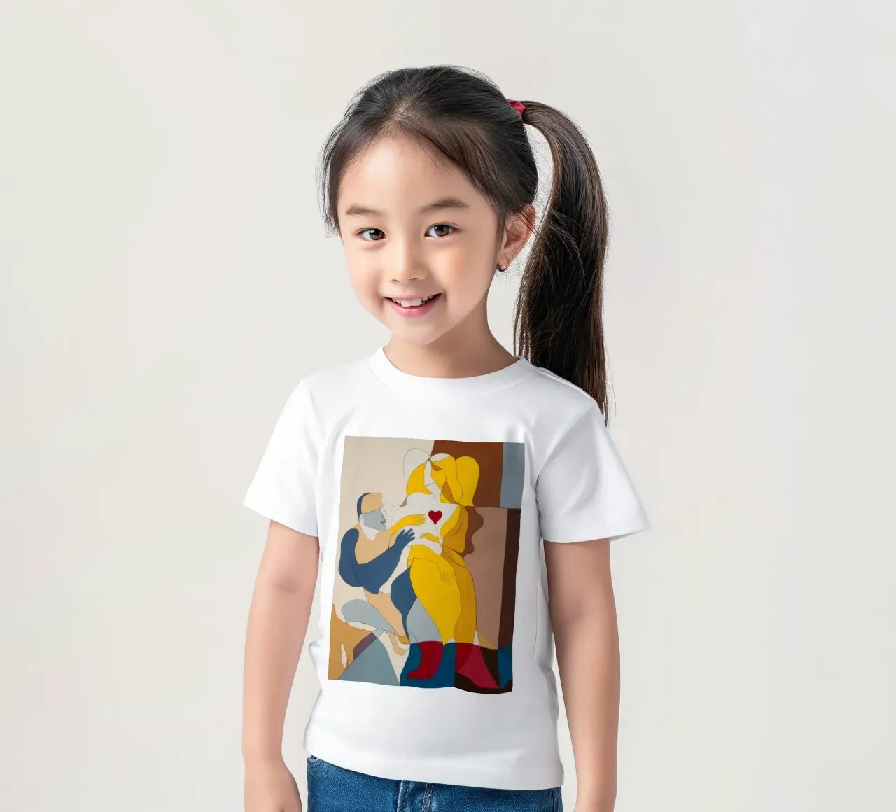 Herzliche Umarmung Kinder T-Shirt von Crimson Whisper