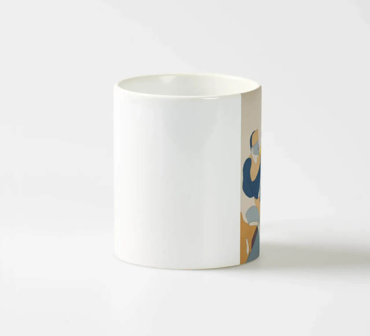 Un abbraccio sincero tazza in ceramica da Crimson Whisper