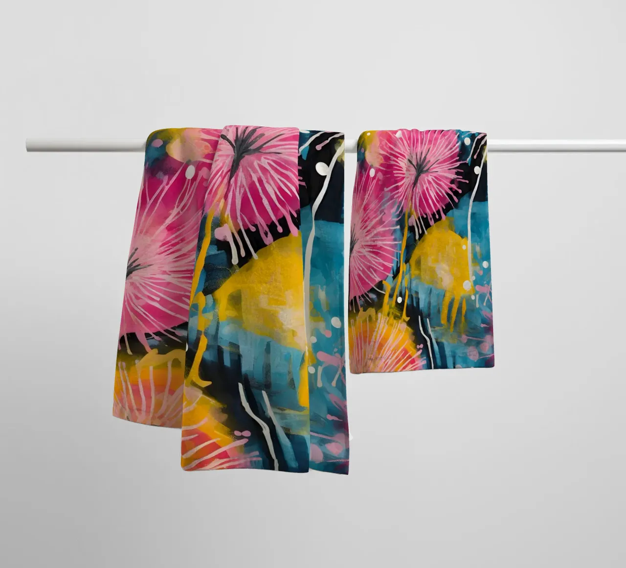 Löwenzahn-Karneval Handtuch von Botanical Pattern House