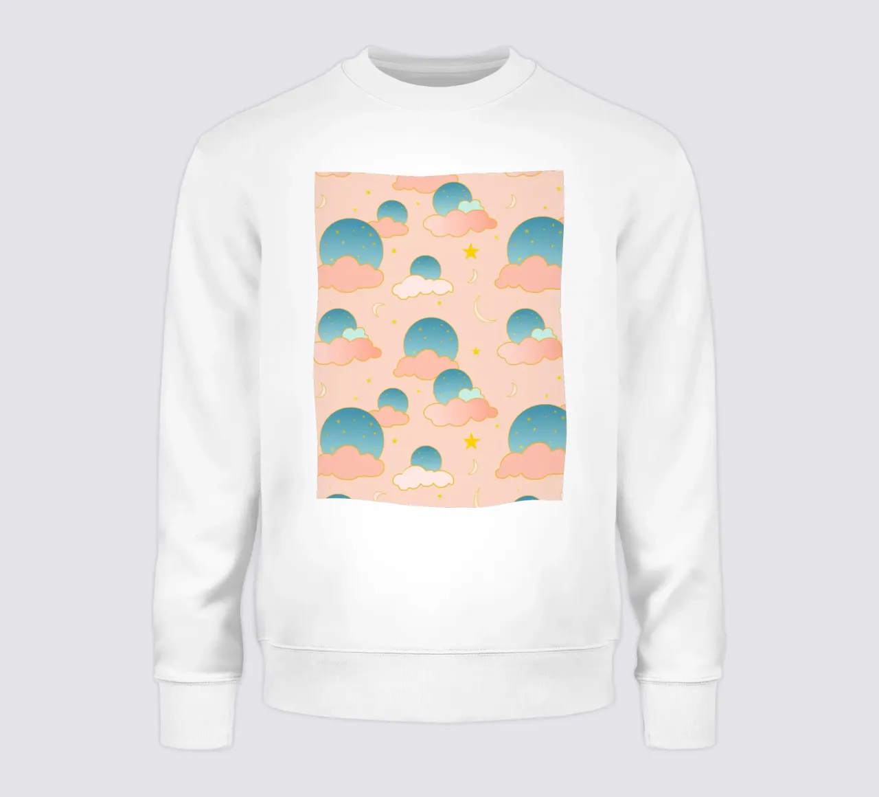 Wolke Neun Vibes Sweatshirt von Kintsugi99