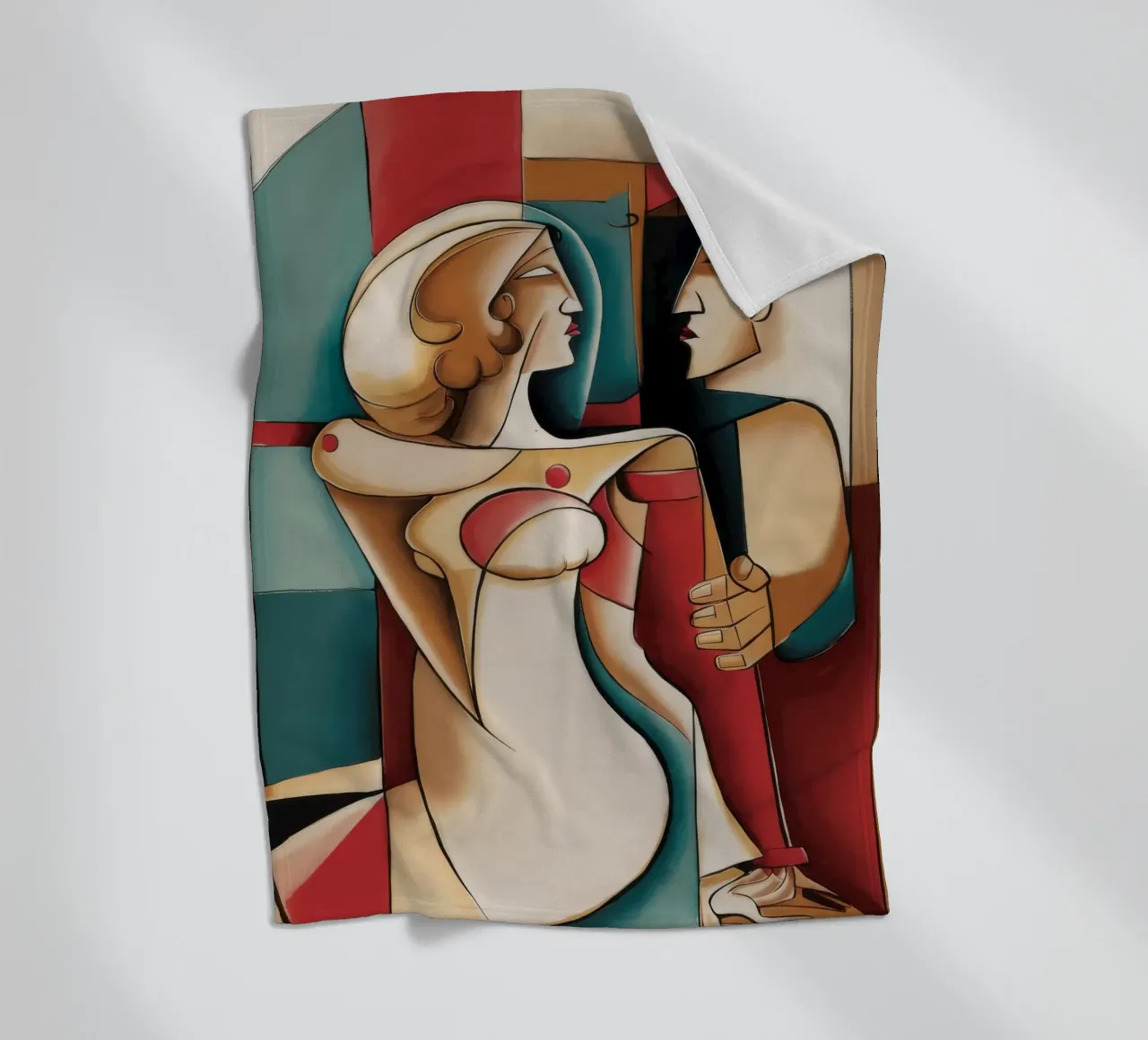 Passionate Embrace fleece blanket by Crimson Whisper