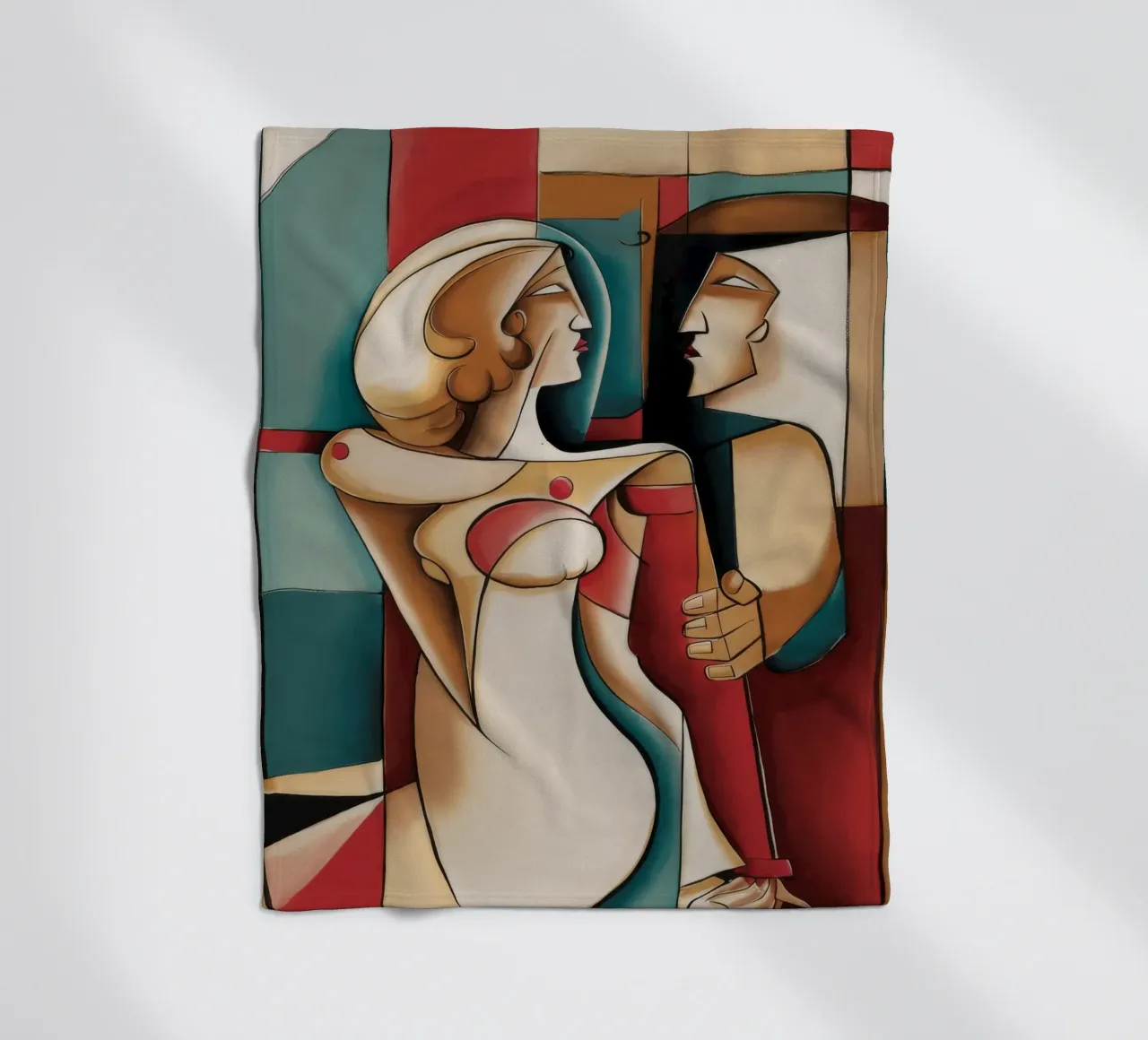 Passionate Embrace fleece blanket by Crimson Whisper