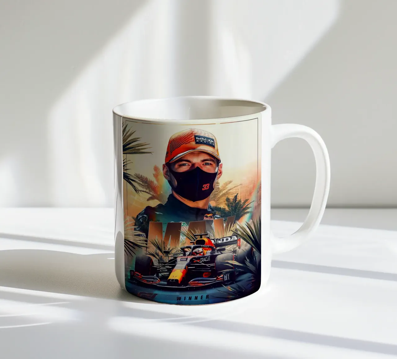 Max Verstapen tazza in ceramica da Agus Creative