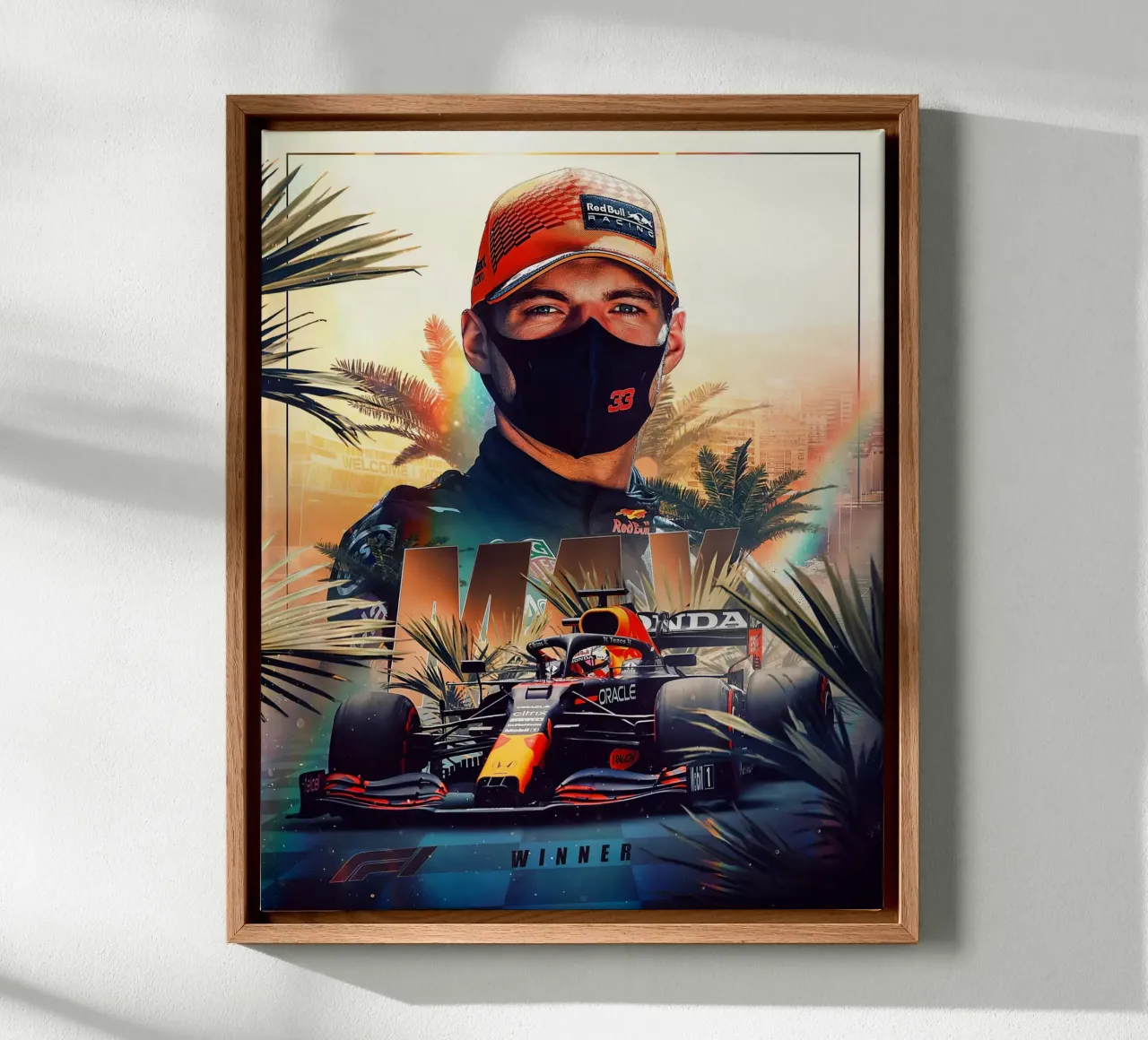 Max Verstapen canvas by Agus Creative