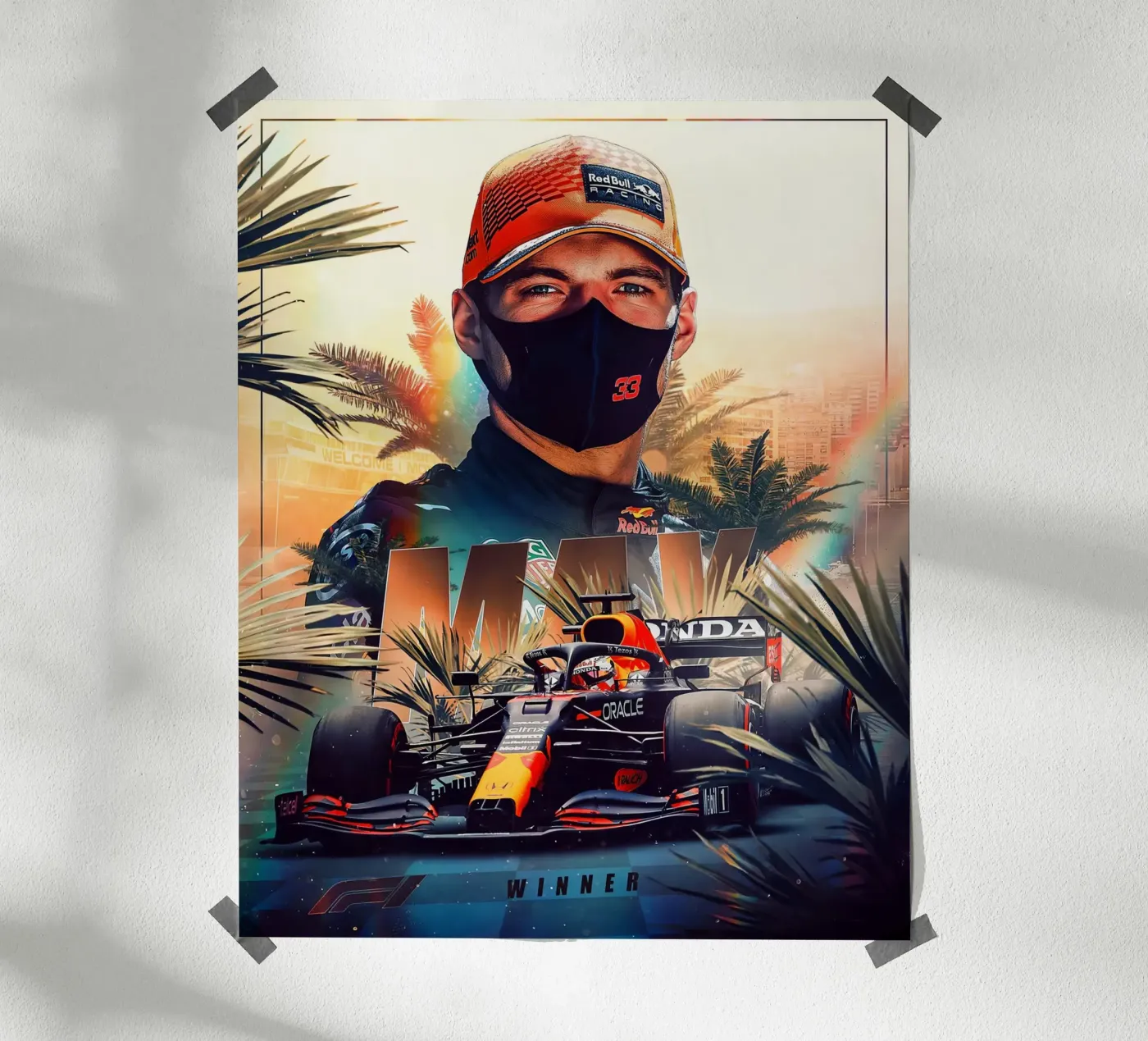 Max Verstapen poster da Agus Creative