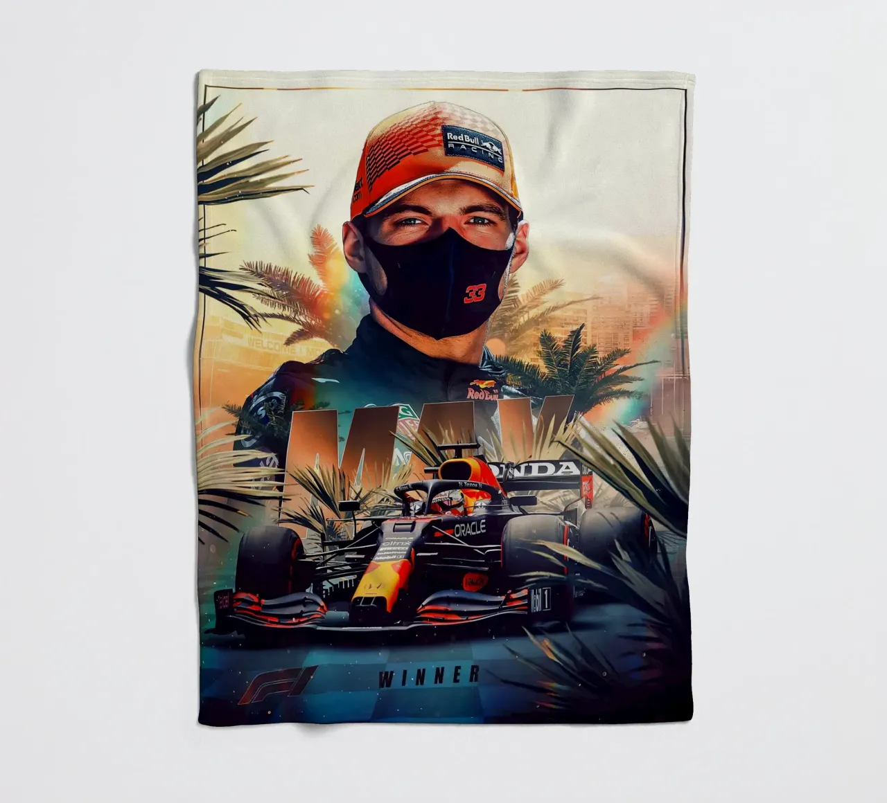 Max Verstapen coperta in pile da Agus Creative