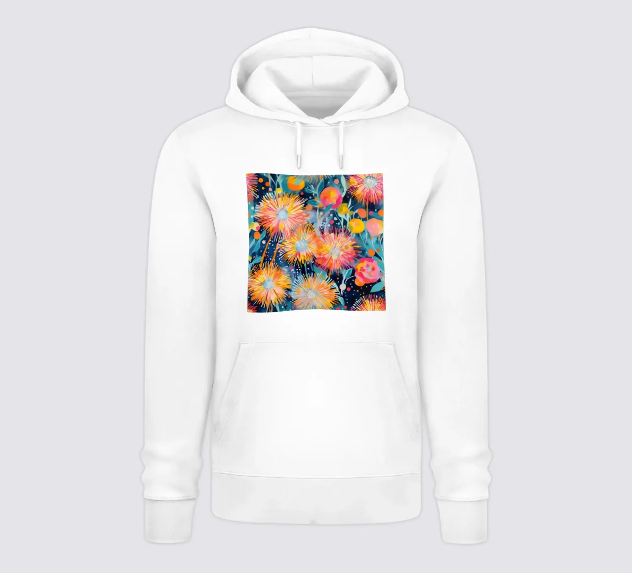 Carnaval del diente de león sudadera con capucha de Botanical Pattern House