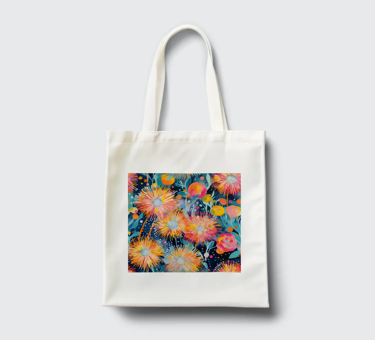 Dandelion Carnival tote bag by Botanical Pattern House