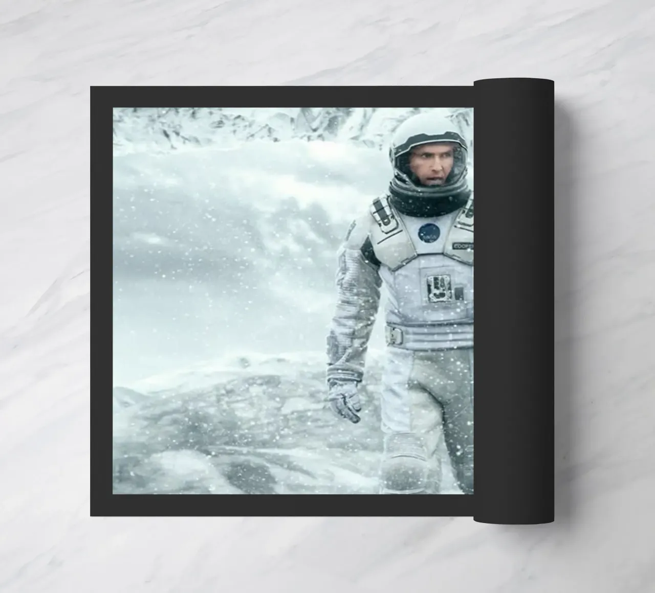 Het einde van de aarde deurmat van Alex happy shop