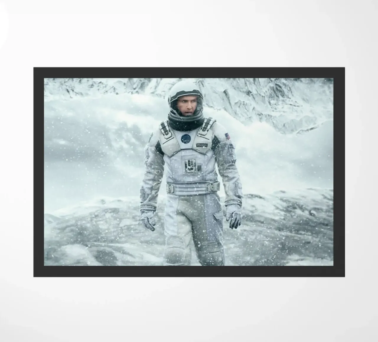 Het einde van de aarde deurmat van Alex happy shop