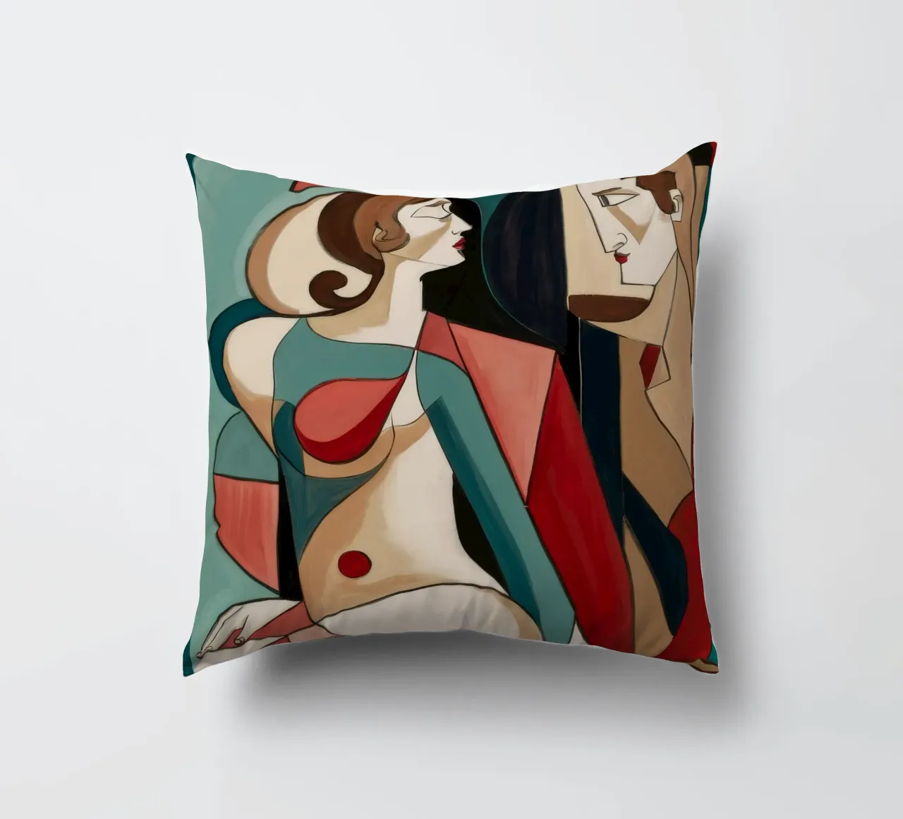 Intimate Fragile Moment decorative cushion by Crimson Whisper