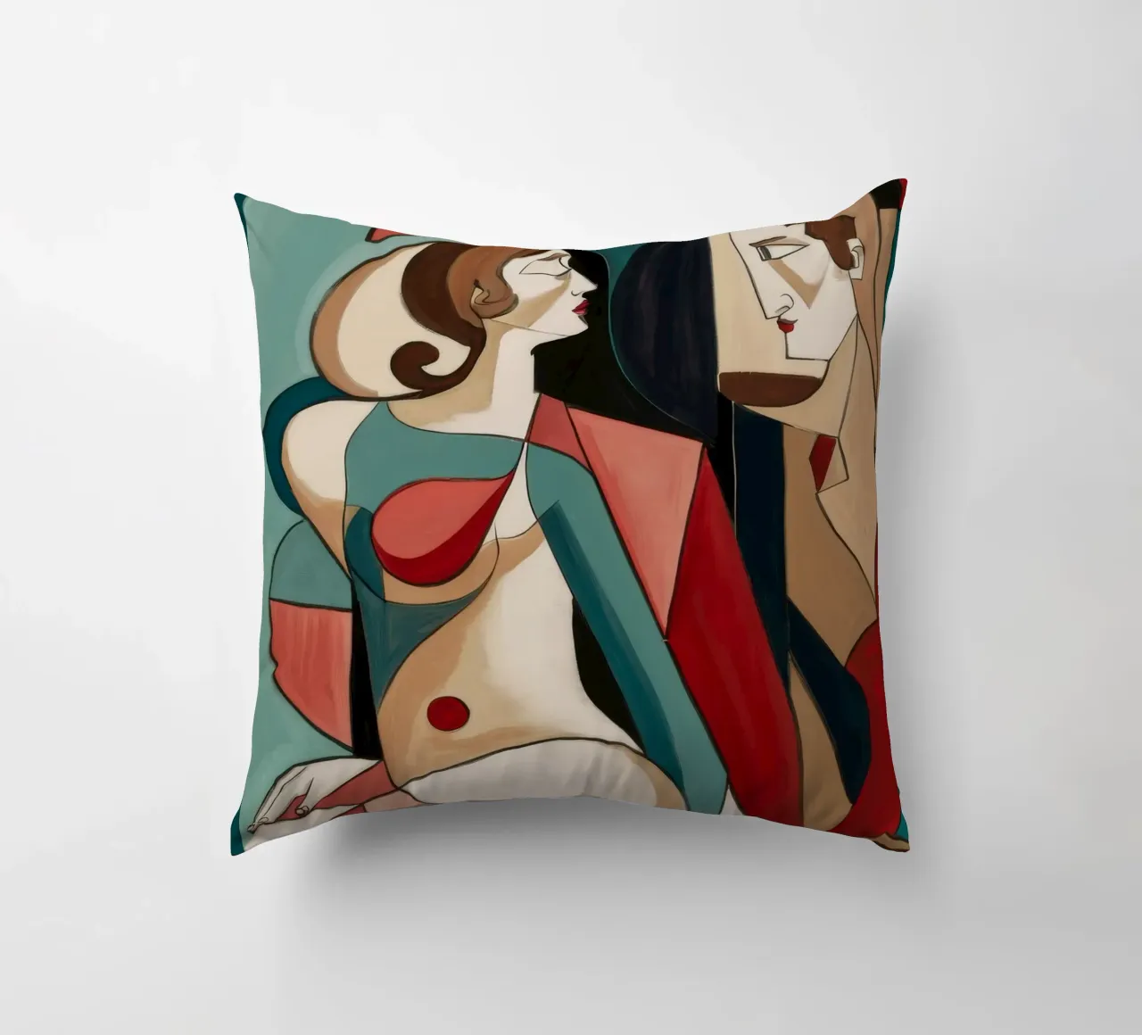 Intimate Fragile Moment decorative cushion by Crimson Whisper