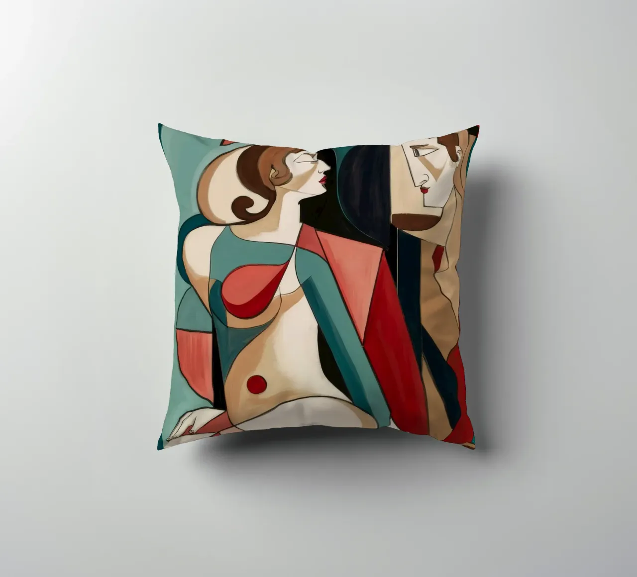 Intimate Fragile Moment decorative cushion by Crimson Whisper