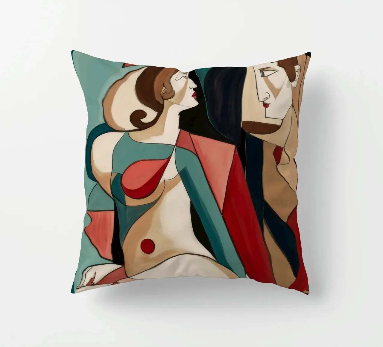 Intimate Fragile Moment decorative cushion by Crimson Whisper