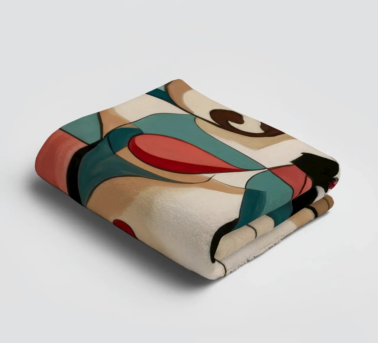 Intiem breekbaar moment badhanddoek van Crimson Whisper