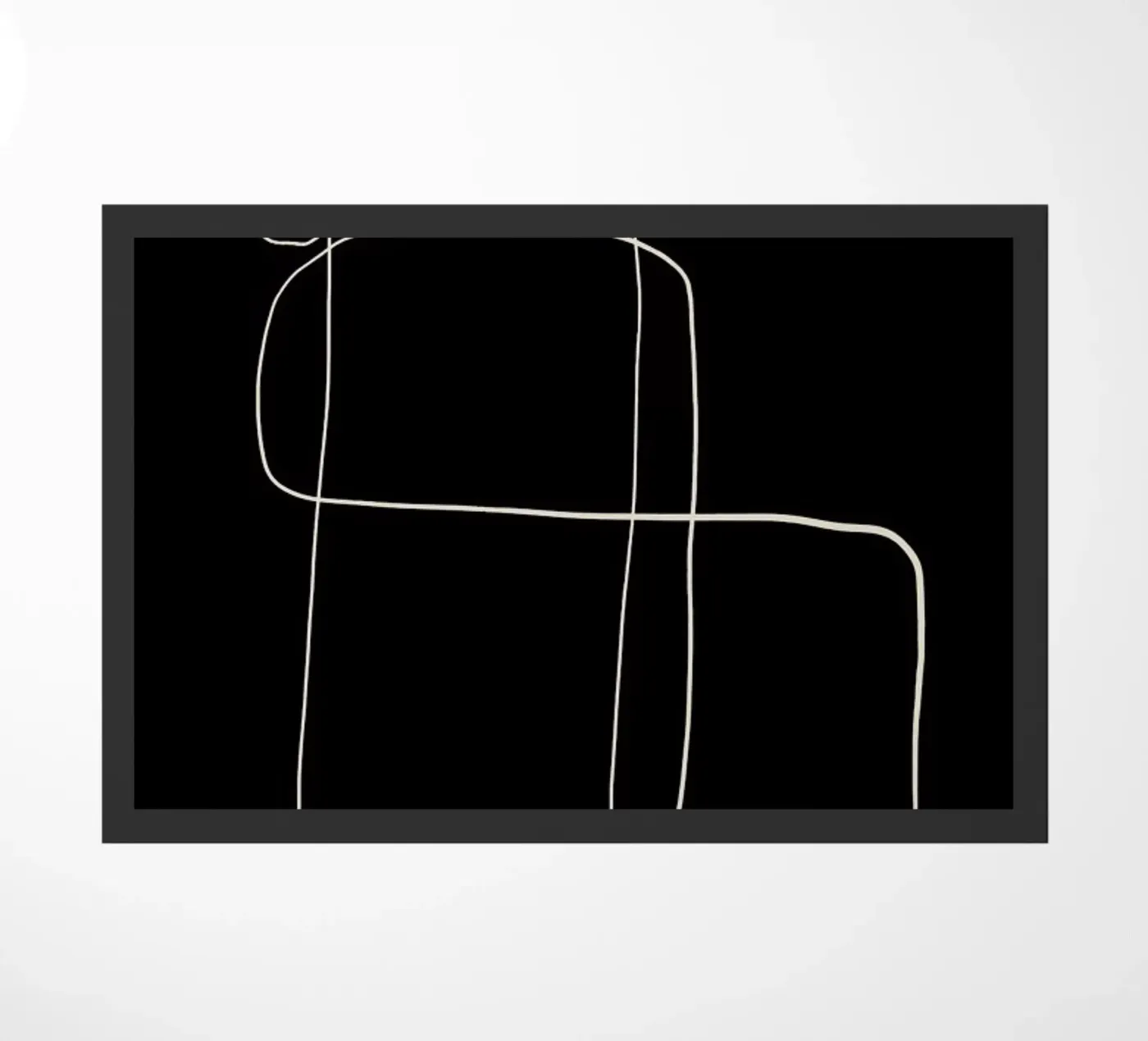 Illuminate deurmat van Graphite