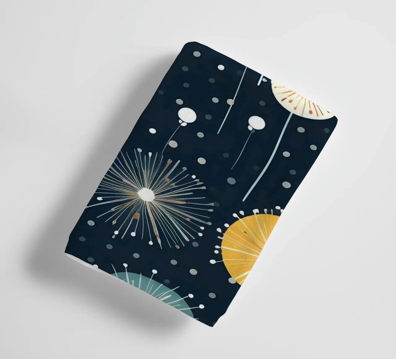 Celestial Dandelions towel by Botanical Pattern House