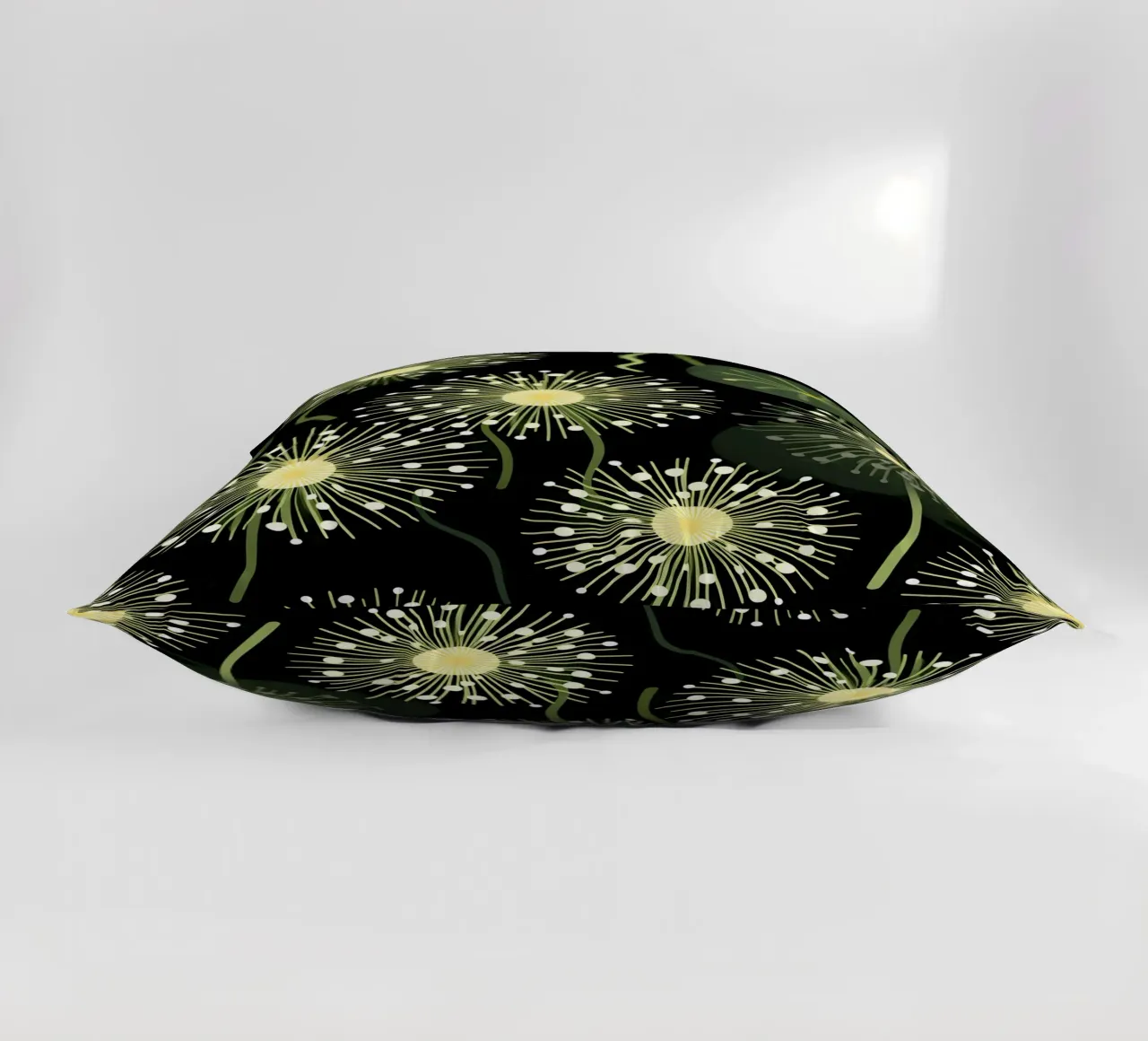Celestial Dandelions decorative cushion by Botanical Pattern House