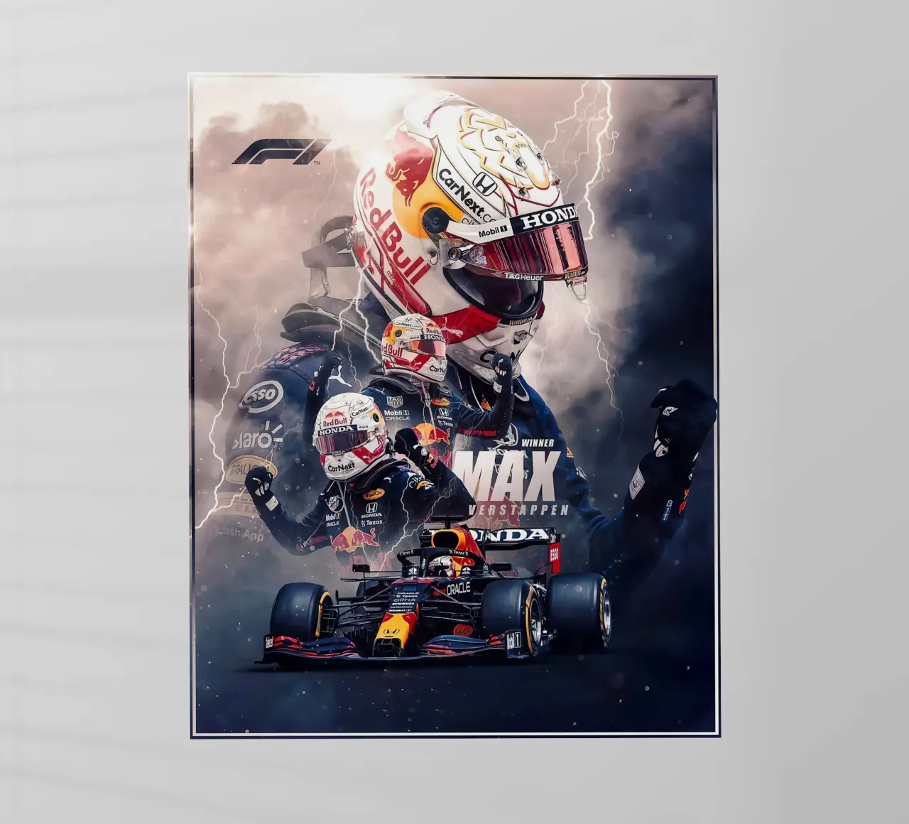 Max Verstappen pellicola backlit da Agus Creative