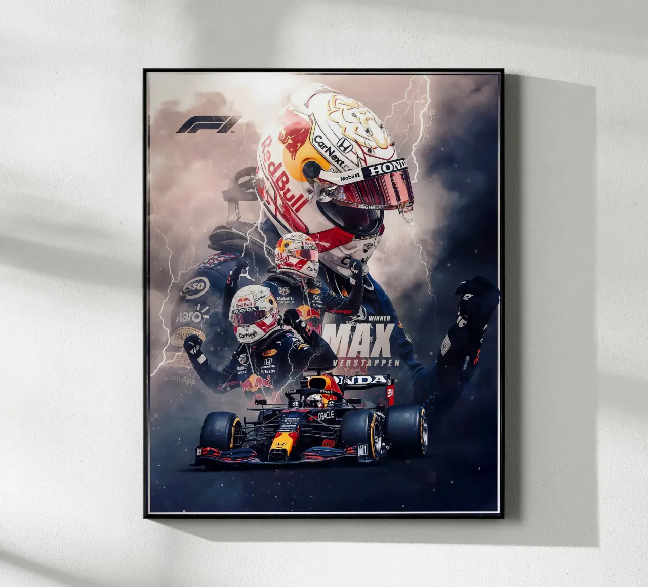 Max Verstappen plexiglass da Agus Creative