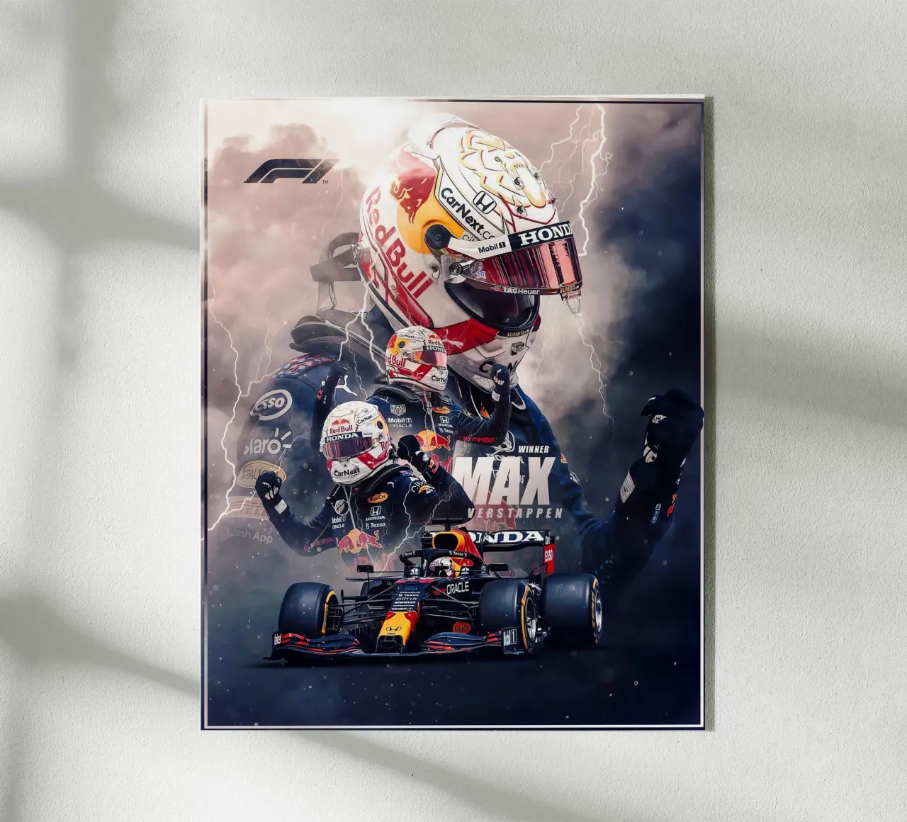 Max Verstappen plexiglass da Agus Creative