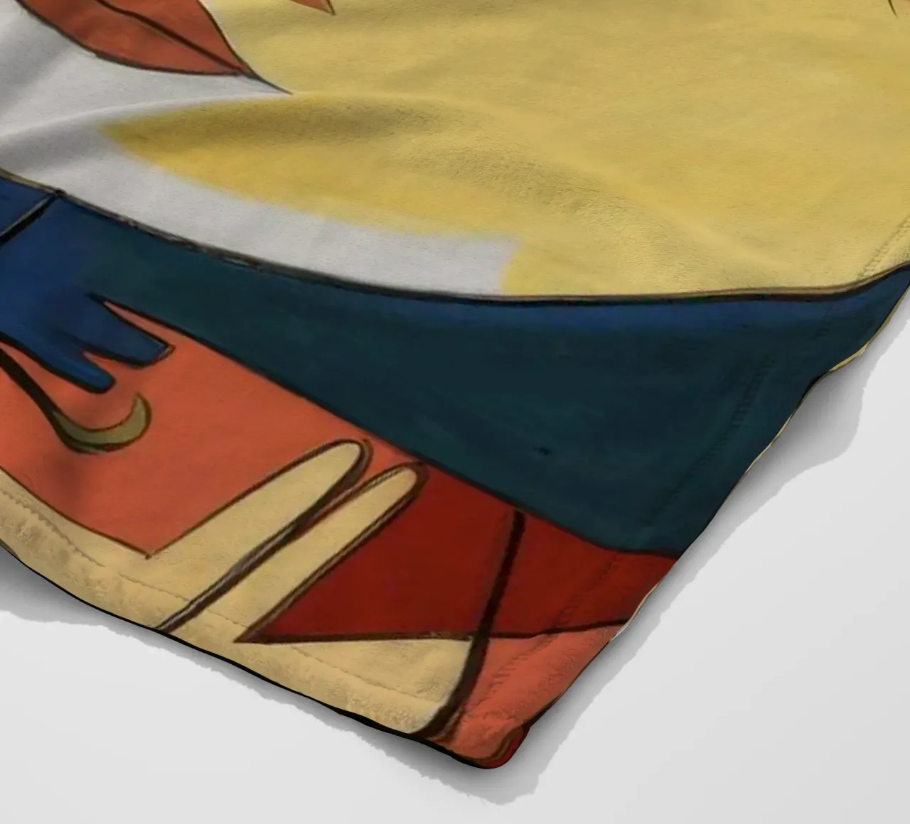 Sguardo enigmatico coperta in pile da Crimson Whisper